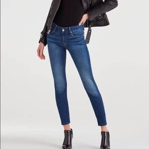 7 For All Mankind Dark Skinny Jeans